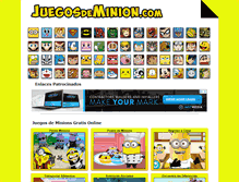 Tablet Screenshot of juegosdeminion.com